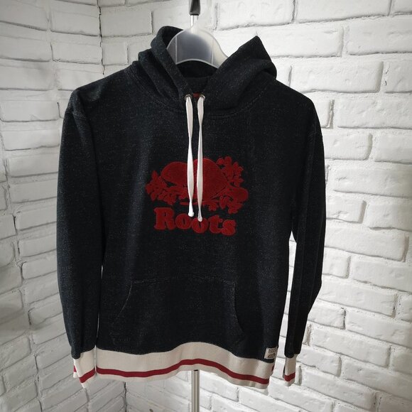 Genuine Roots Cabin Ladies Size Small Black Black Hoodie - Picture 1 of 13